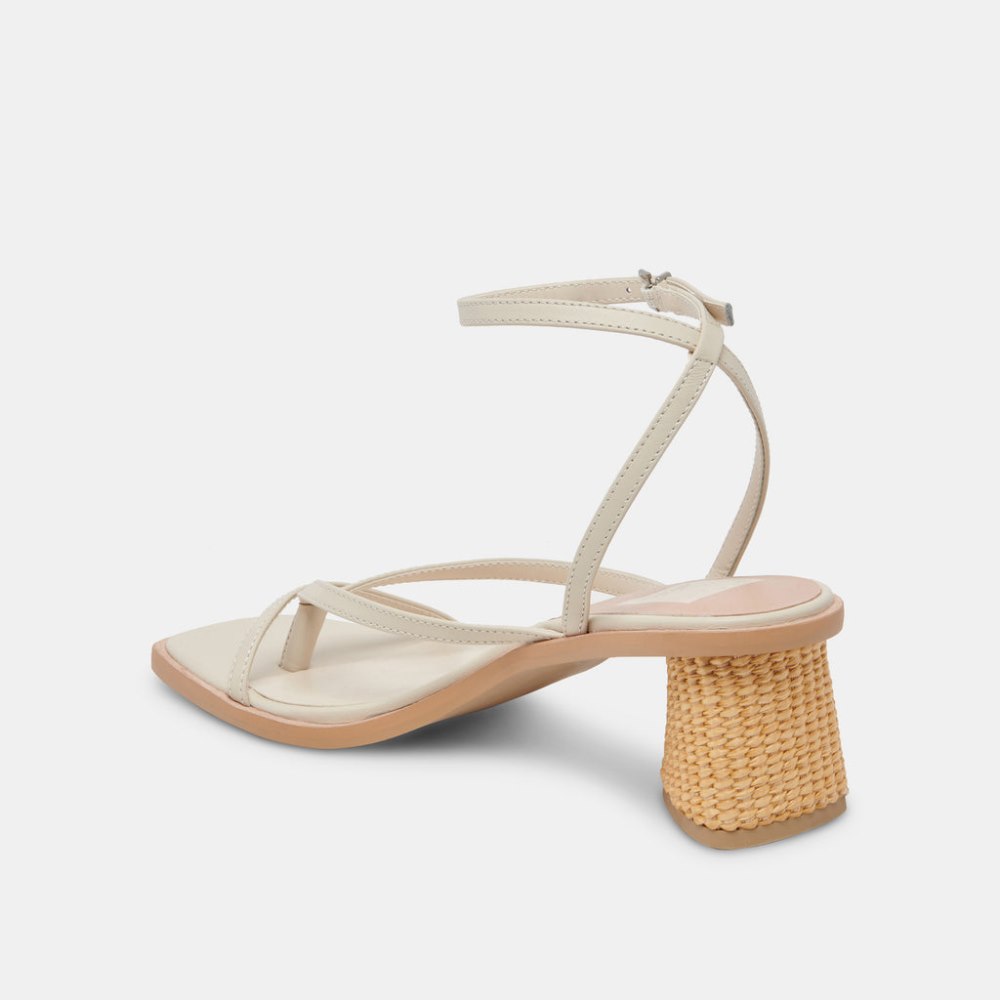 Dolce Vita Banita Sandals Ivory Leather