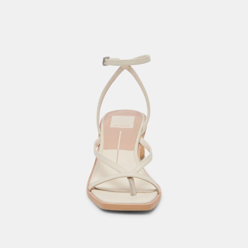 Dolce Vita Banita Sandals Ivory Leather
