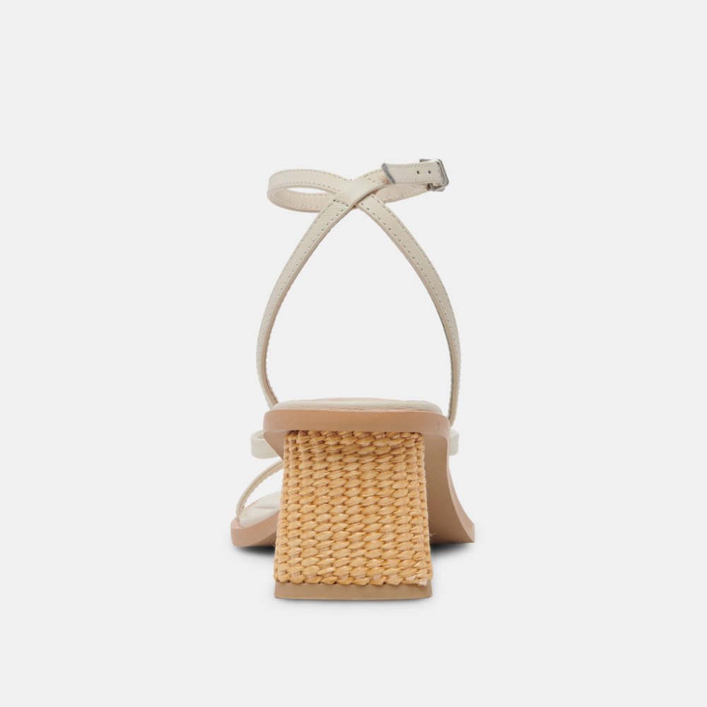Dolce Vita Banita Sandals Ivory Leather