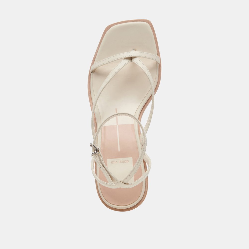 Dolce Vita Banita Sandals Ivory Leather