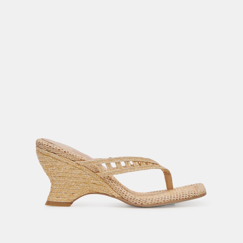 Dolce Vita Nullah Wedges Lt Natural Raffia