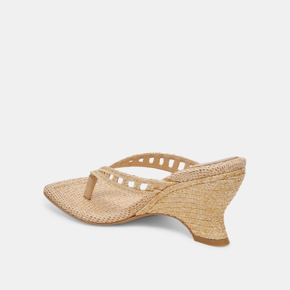 Dolce Vita Nullah Wedges Lt Natural Raffia