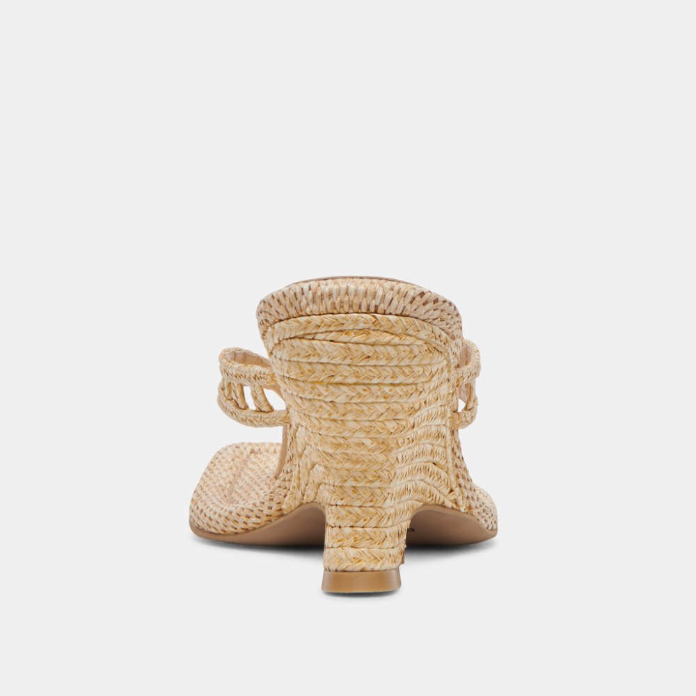 Dolce Vita Nullah Wedges Lt Natural Raffia