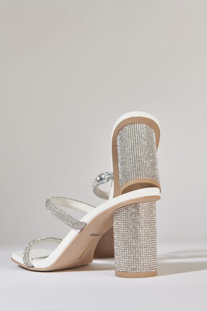 Dolce Vita Noles Rhinestone Heels Crystal Rhinestone