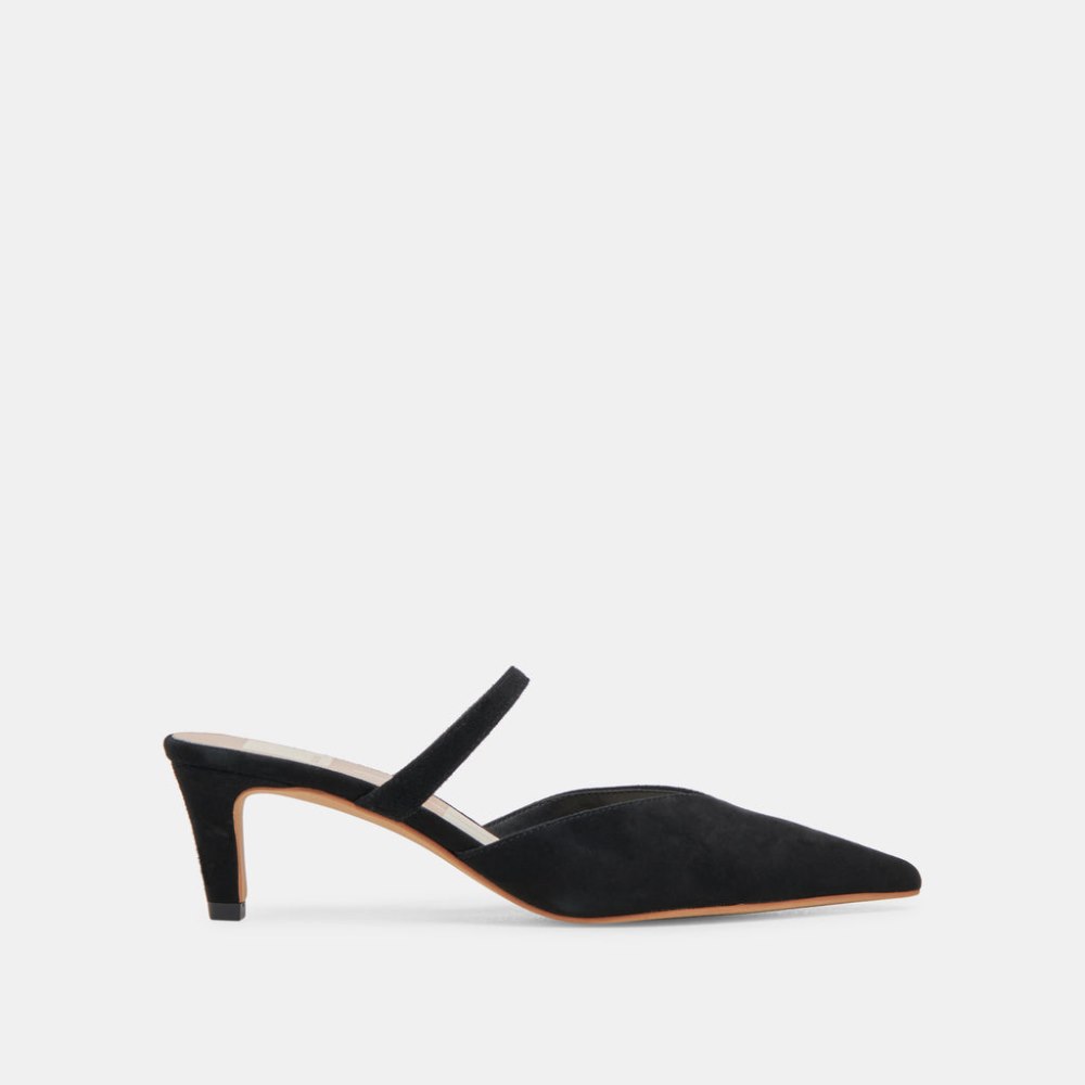 Dolce Vita Kanika Mid Heels Onyx Suede