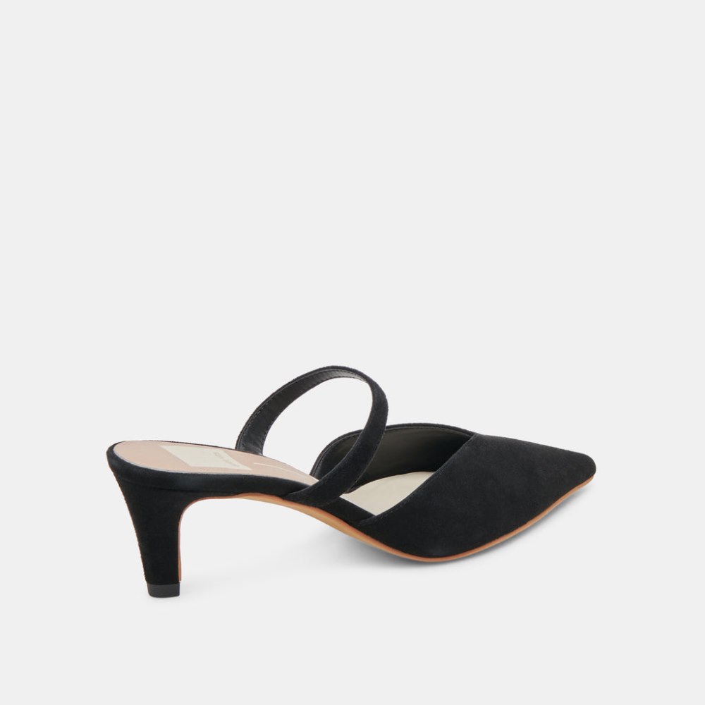 Dolce Vita Kanika Mid Heels Onyx Suede