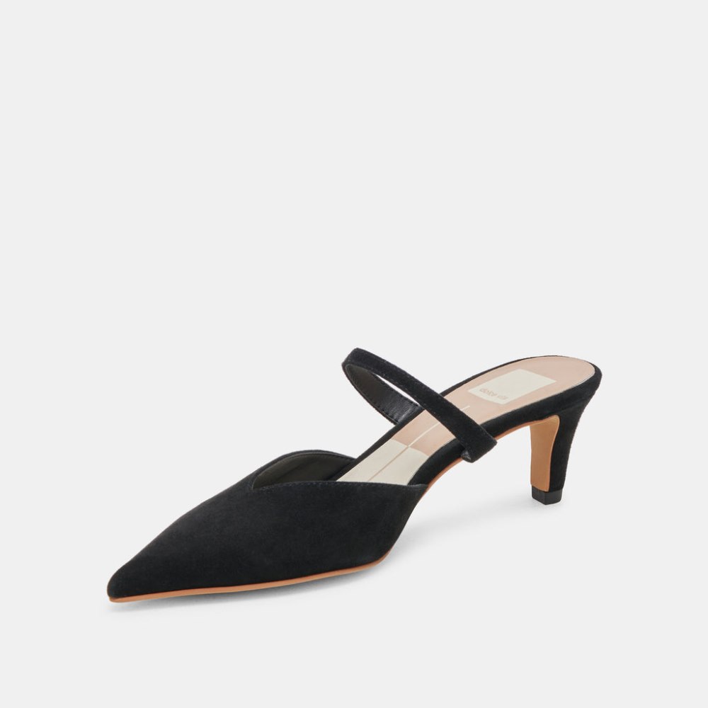 Dolce Vita Kanika Mid Heels Onyx Suede