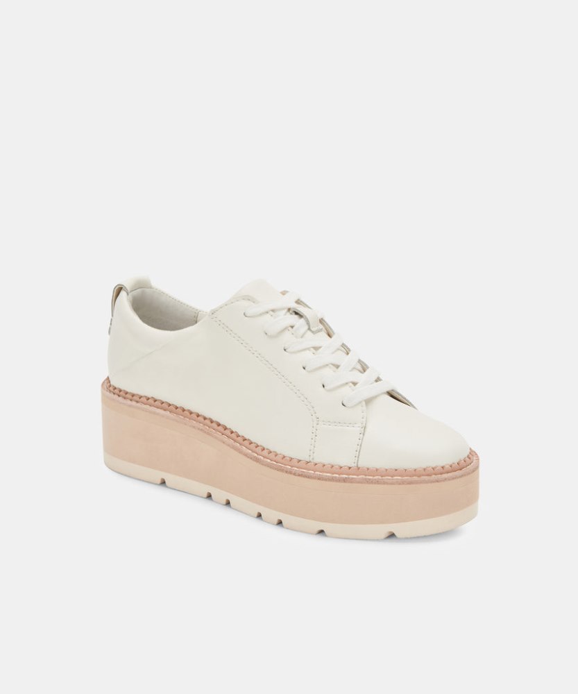 Dolce Vita Toyah Sneakers White Leather