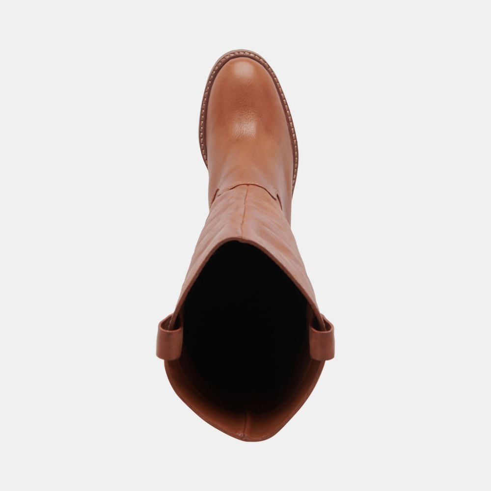 Dolce Vita Illora Boots Brown Leather
