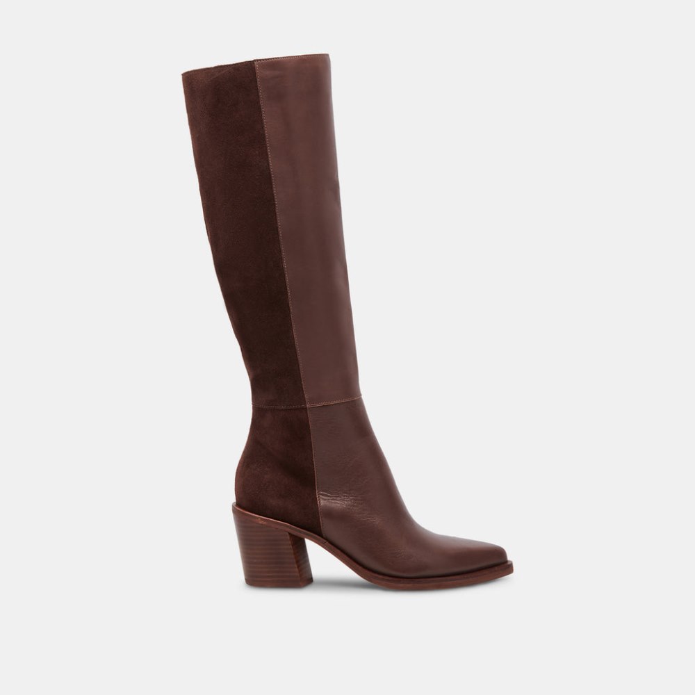 Dolce Vita Kristy Boots Chocolate Leather