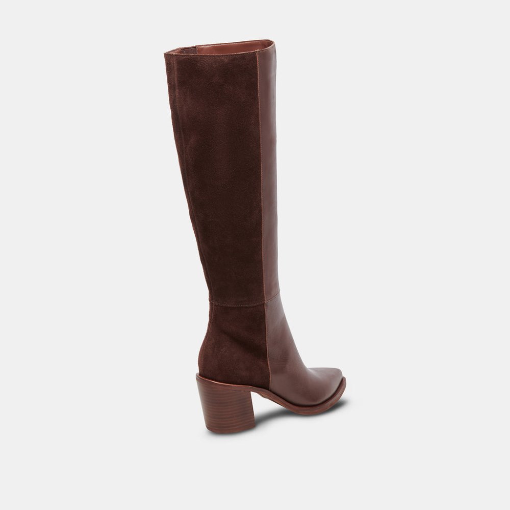 Dolce Vita Kristy Boots Chocolate Leather