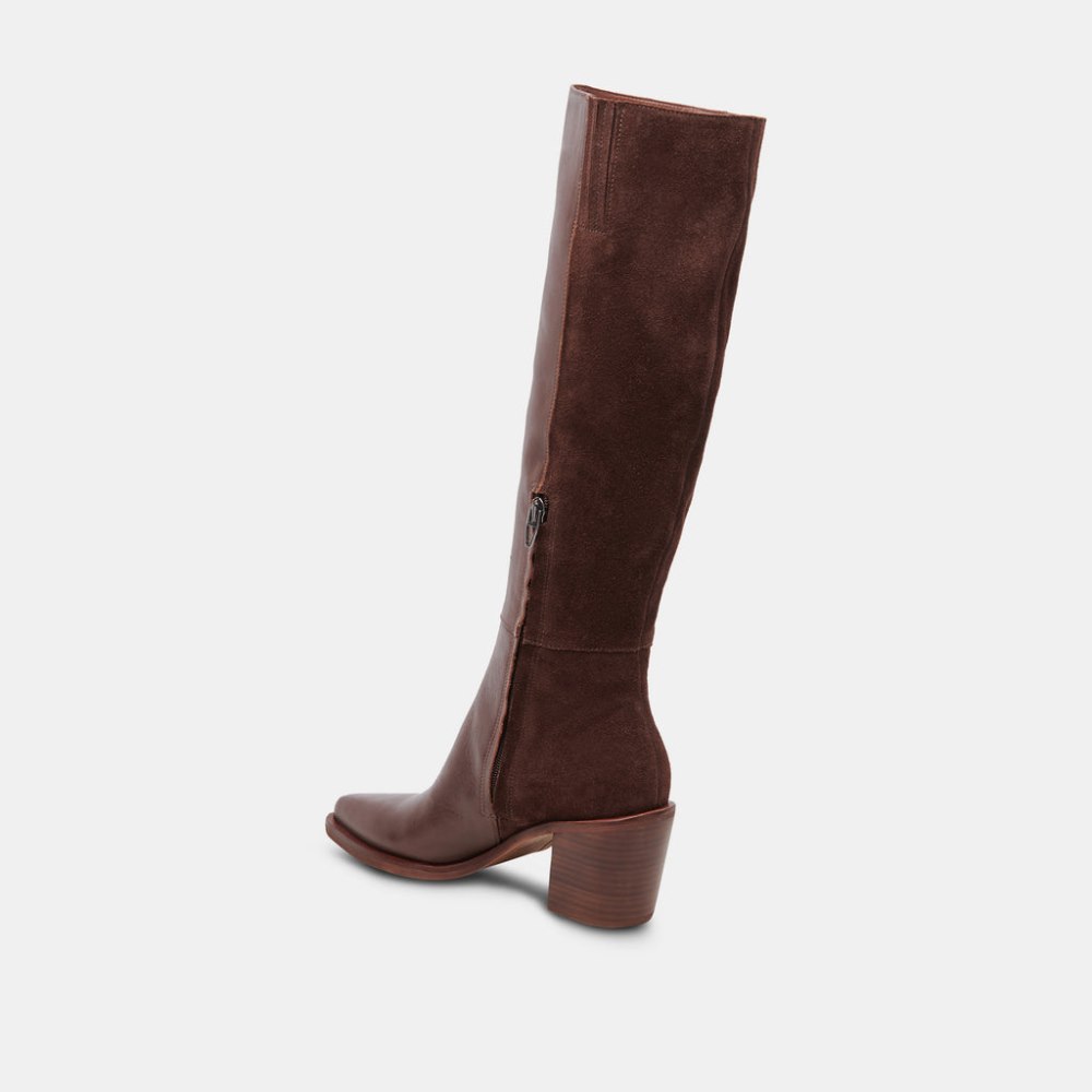 Dolce Vita Kristy Boots Chocolate Leather