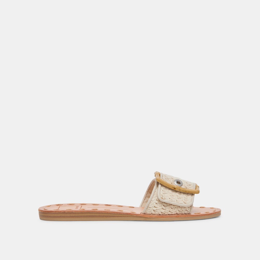 Dolce Vita Dasa Wide Sandals Sandstone Knit