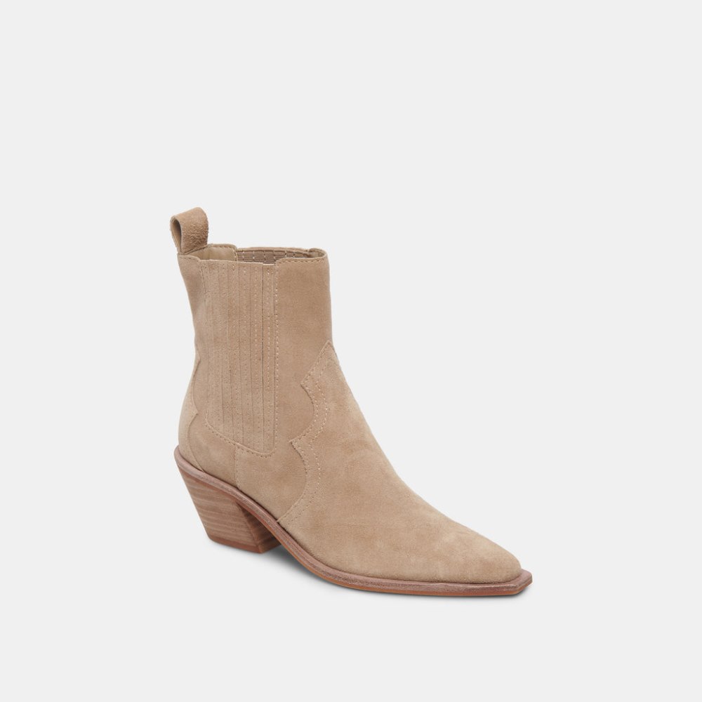 Dolce Vita Senna Booties Almond Suede