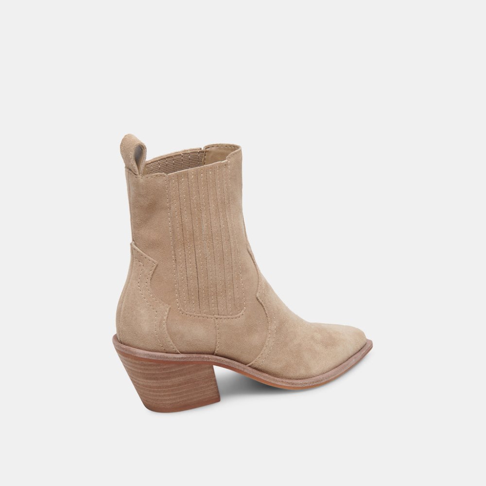 Dolce Vita Senna Booties Almond Suede