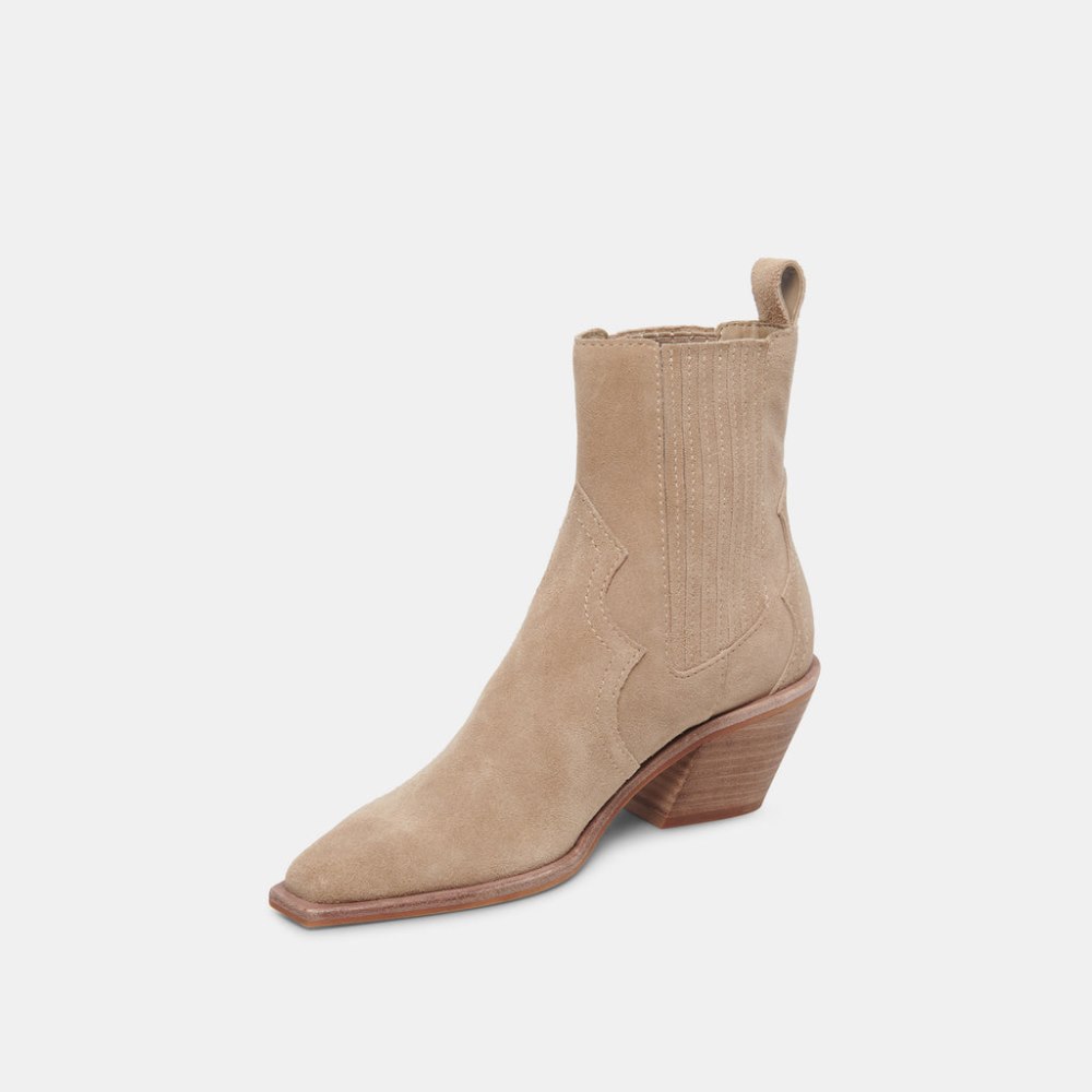 Dolce Vita Senna Booties Almond Suede