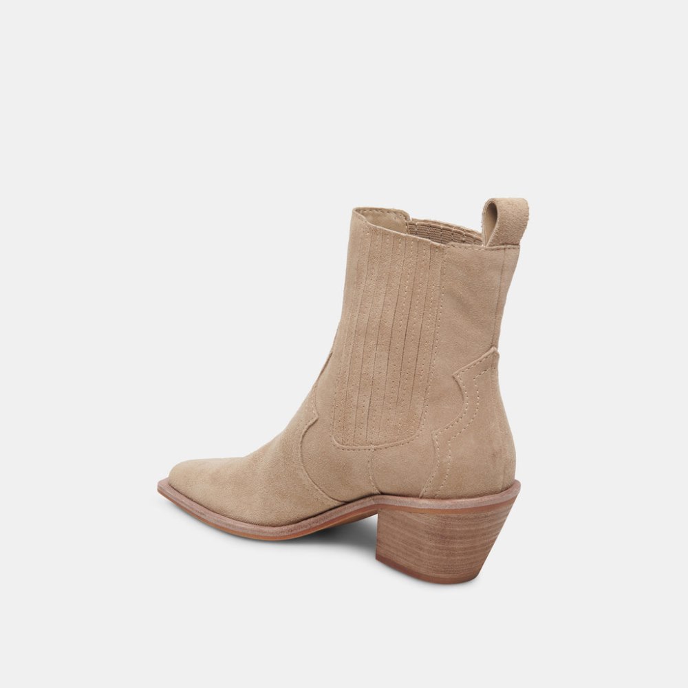 Dolce Vita Senna Booties Almond Suede