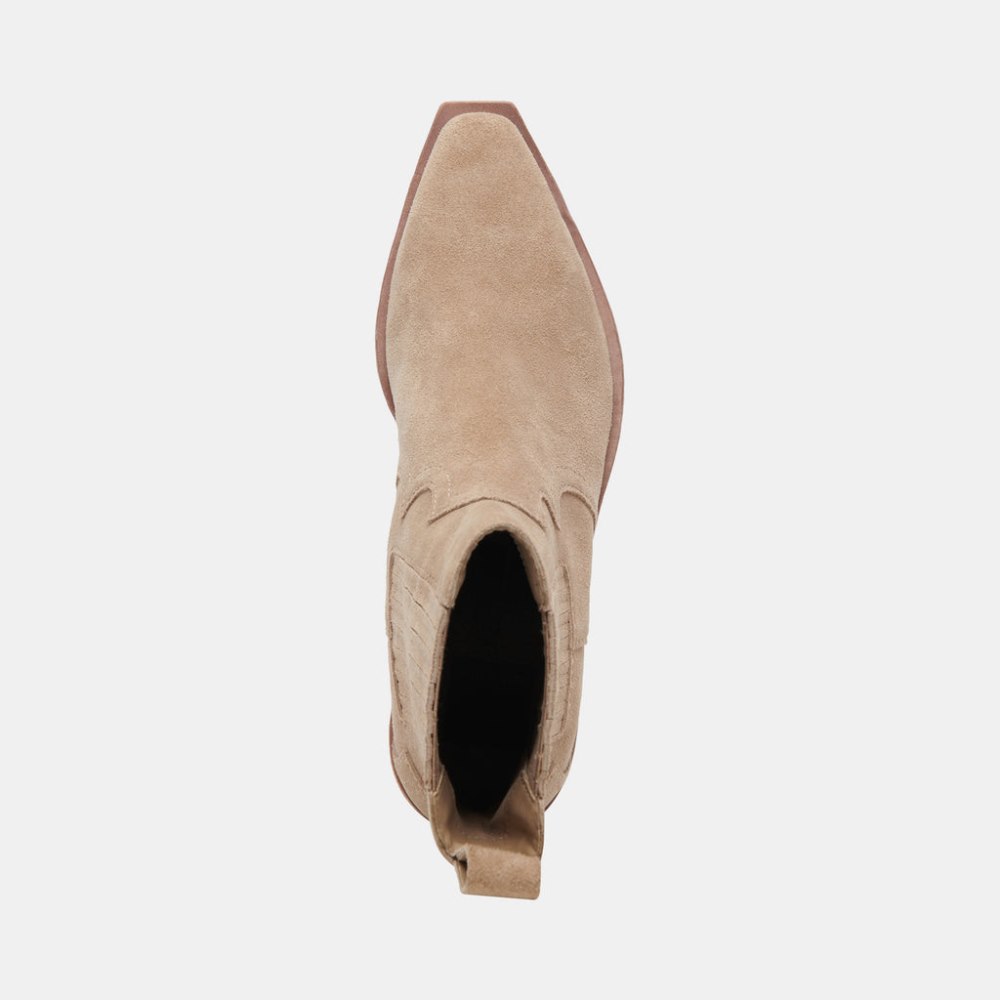 Dolce Vita Senna Booties Almond Suede