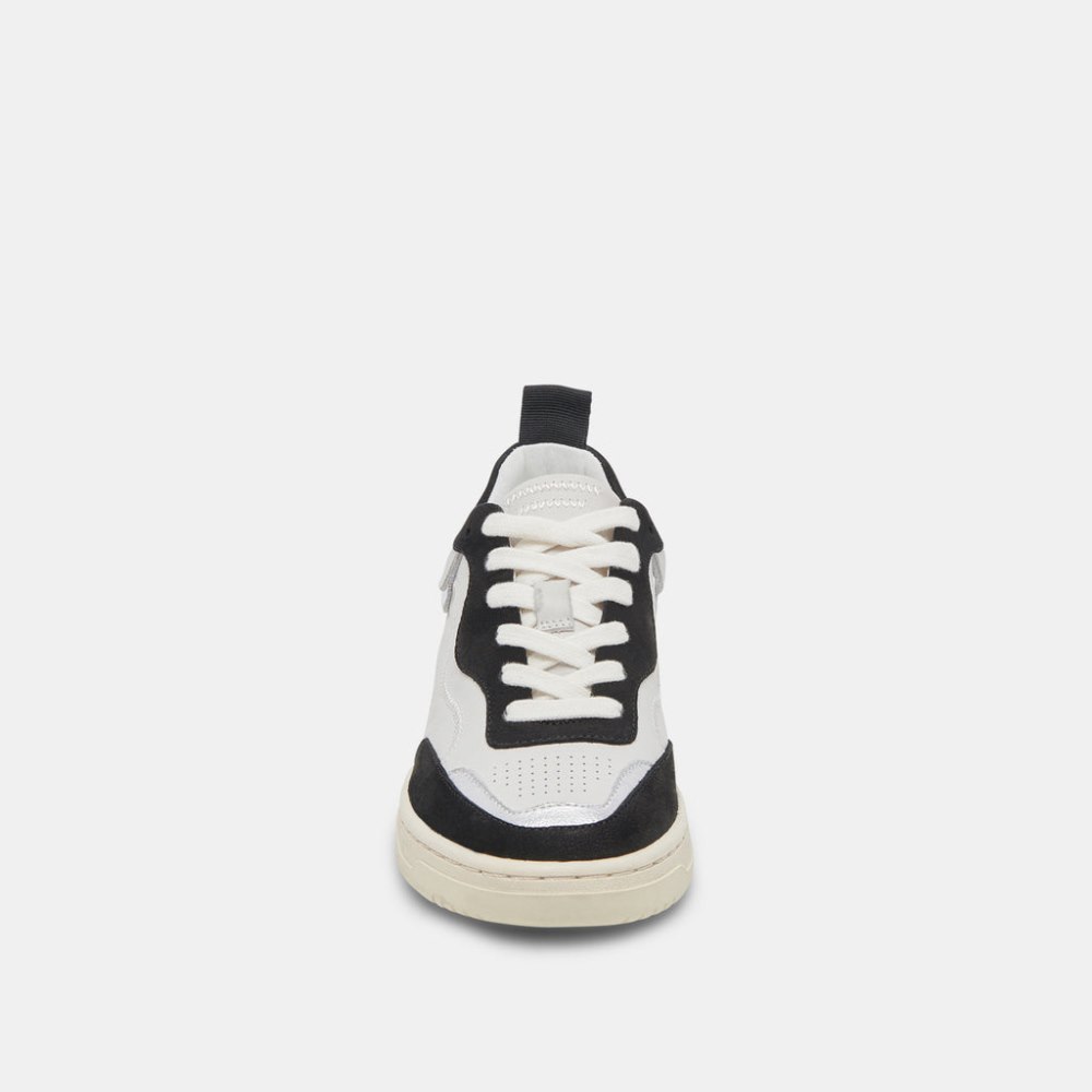 Dolce Vita Adella Sneakers White Black Leather
