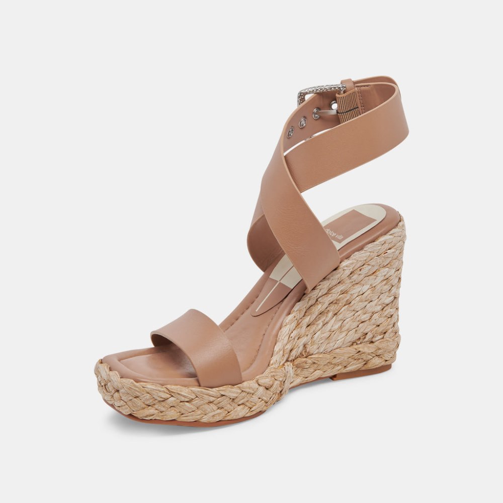 Dolce Vita Aldona Wedges Cafe Leather