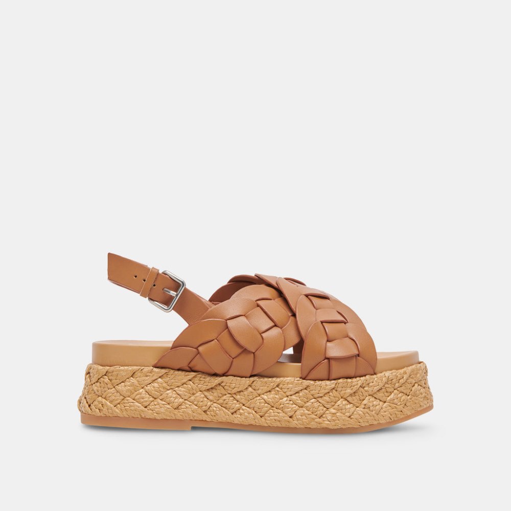 Dolce Vita Winder Sandals Tan Leather