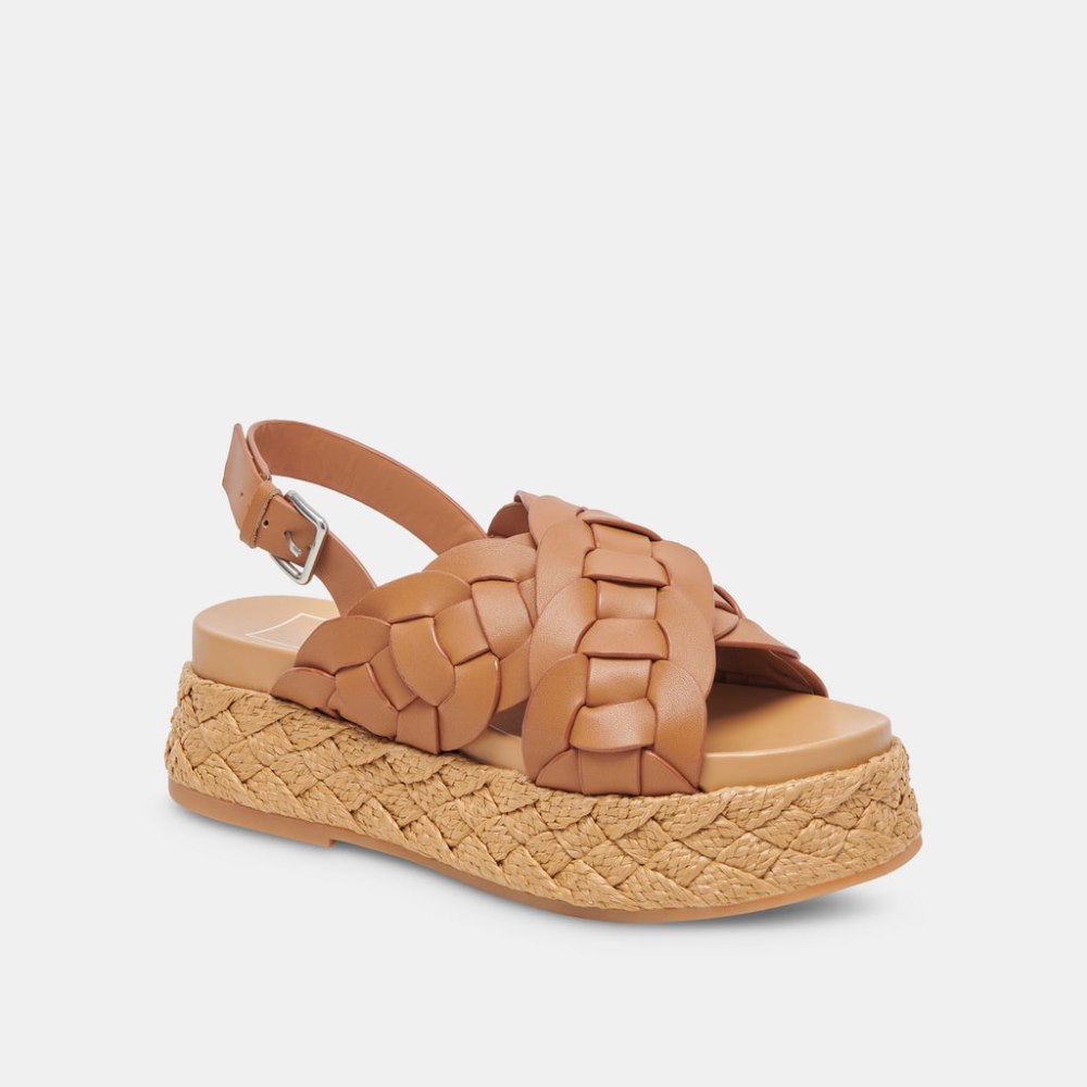 Dolce Vita Winder Sandals Tan Leather