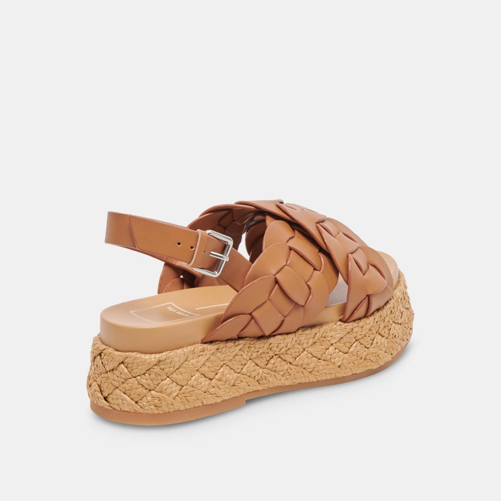 Dolce Vita Winder Sandals Tan Leather