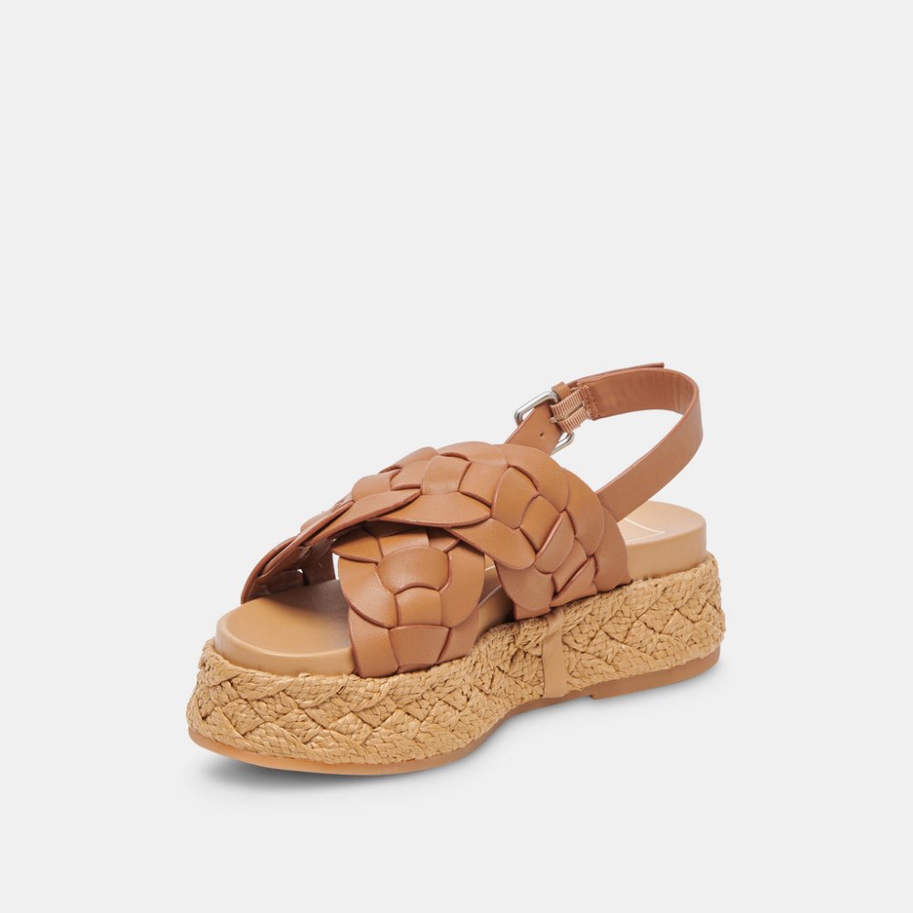 Dolce Vita Winder Sandals Tan Leather
