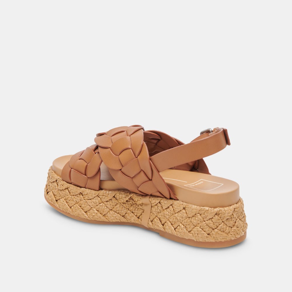 Dolce Vita Winder Sandals Tan Leather