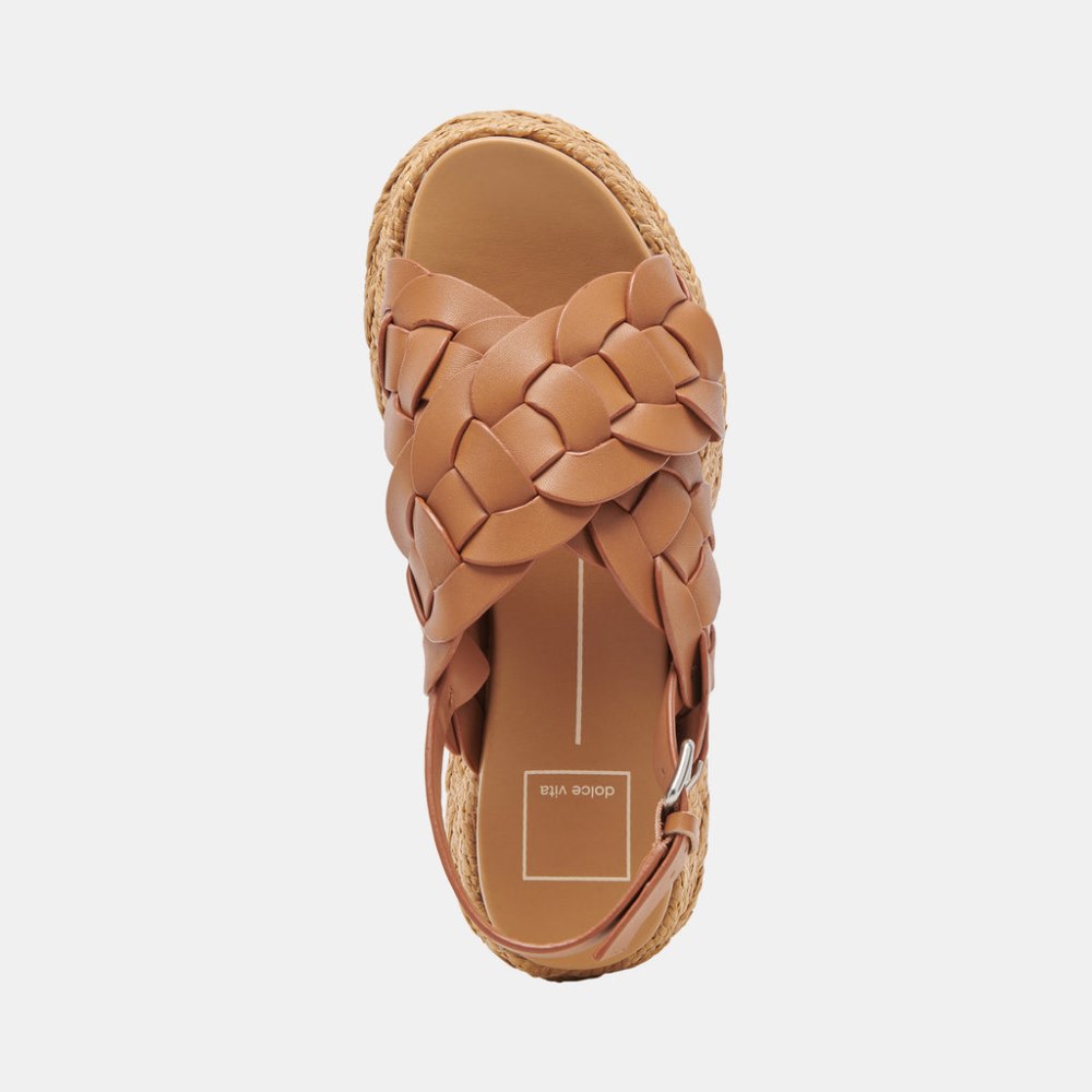 Dolce Vita Winder Sandals Tan Leather