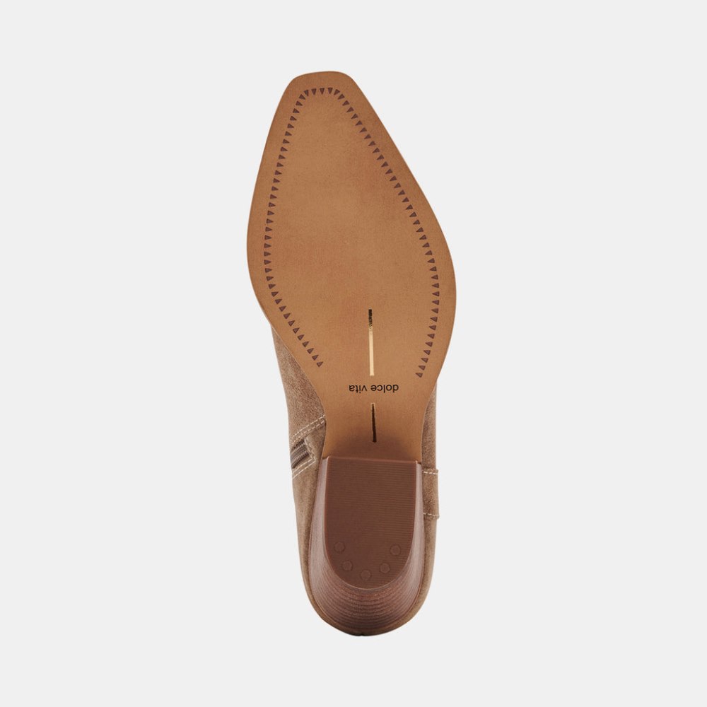 Dolce Vita Silma Booties Truffle Suede