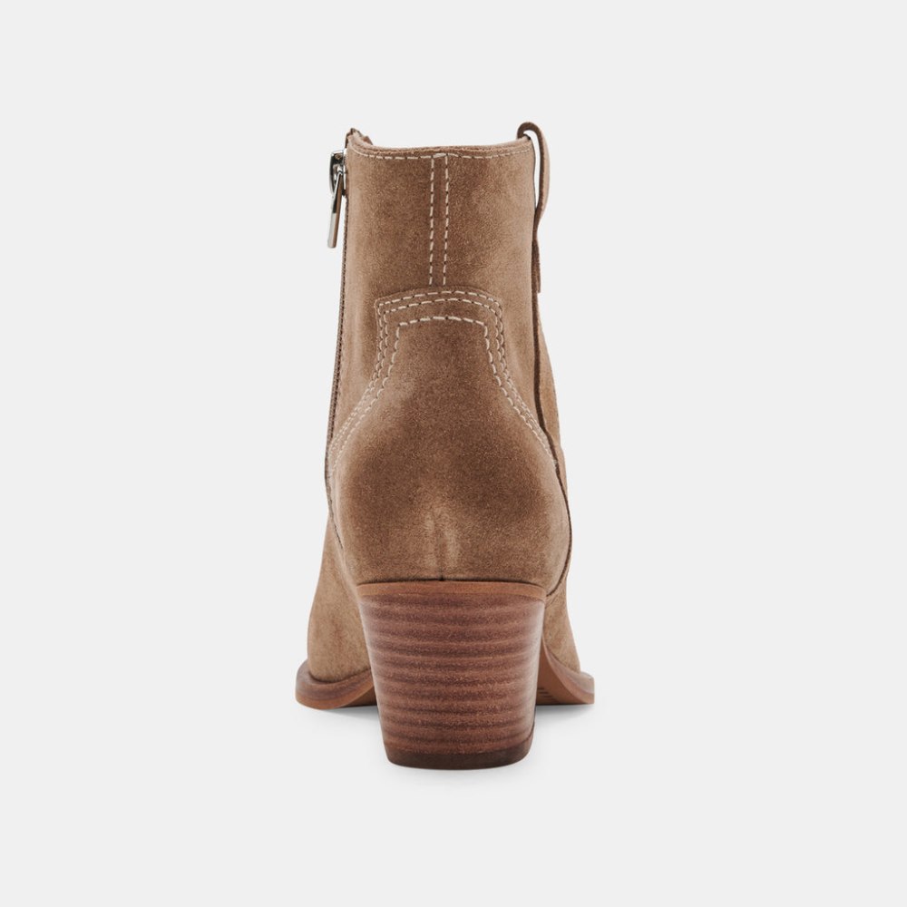 Dolce Vita Silma Booties Truffle Suede