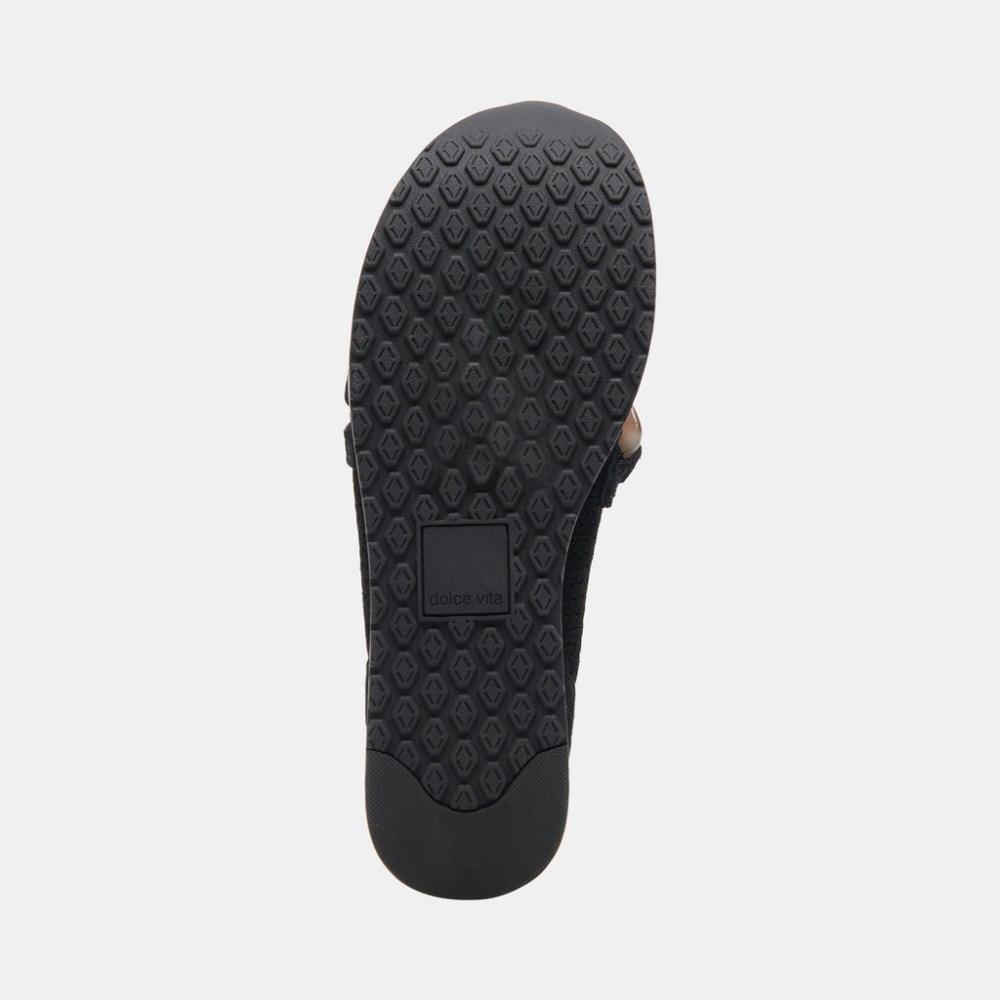 Dolce Vita Jhenee Perforated Sneakers Onyx Suede