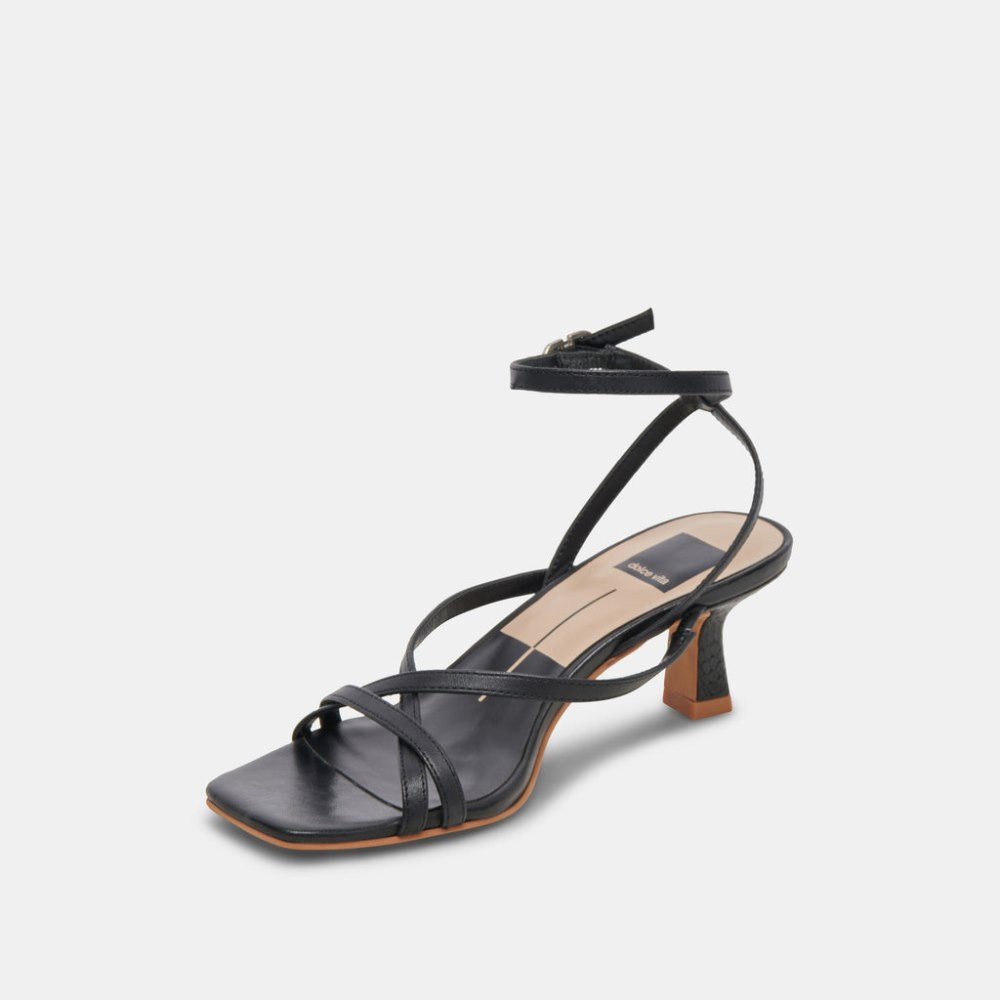 Dolce Vita Zamal Heels Black Leather
