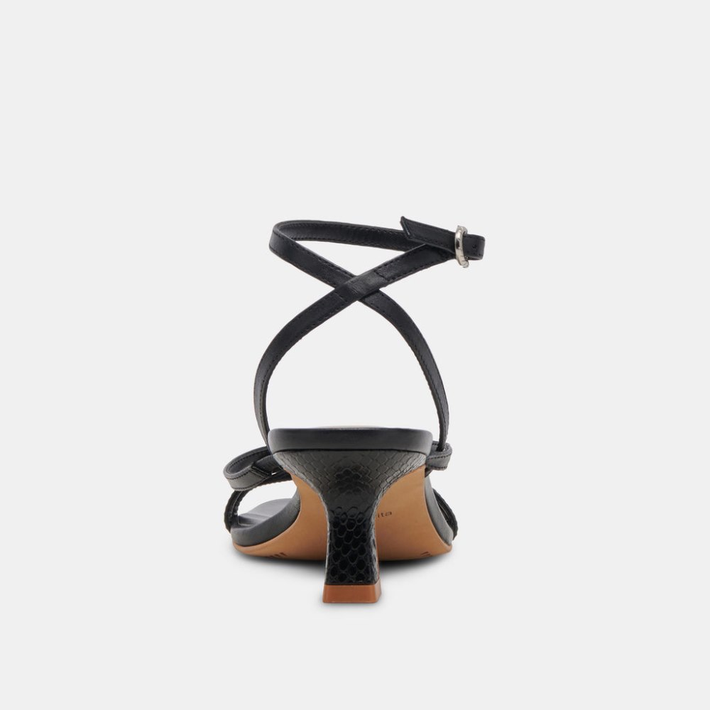 Dolce Vita Zamal Heels Black Leather