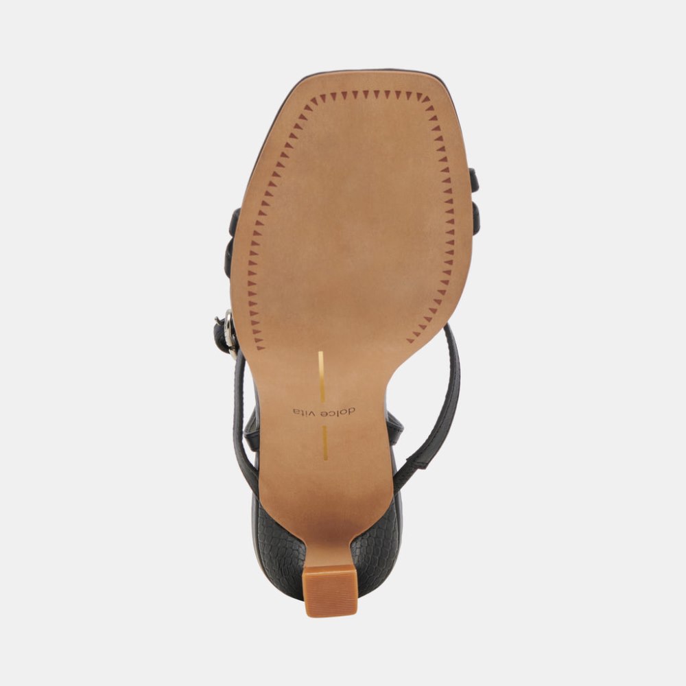 Dolce Vita Zamal Heels Black Leather