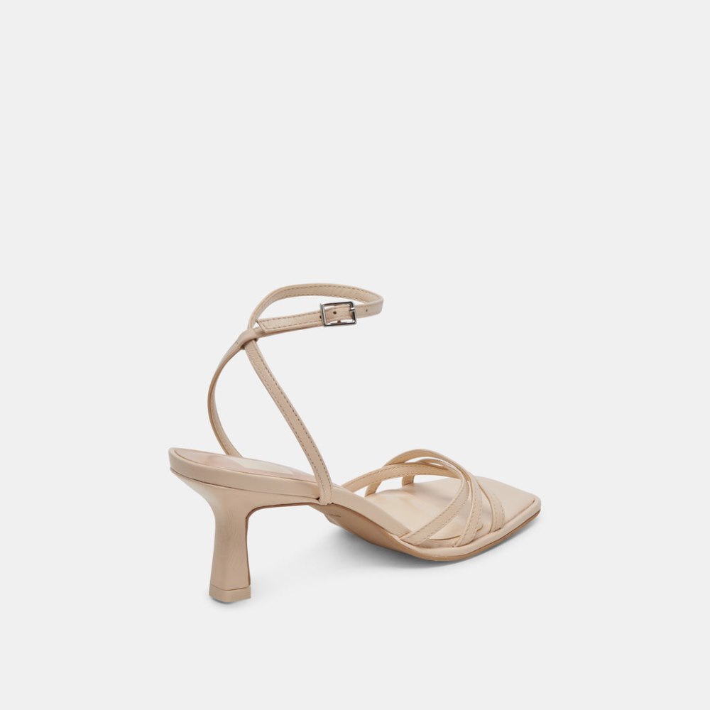 Dolce Vita Manji Heels Bone Patent Leather