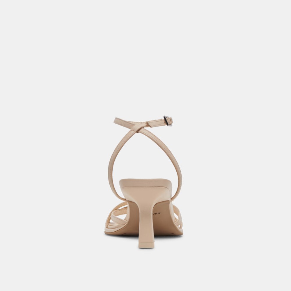 Dolce Vita Manji Heels Bone Patent Leather