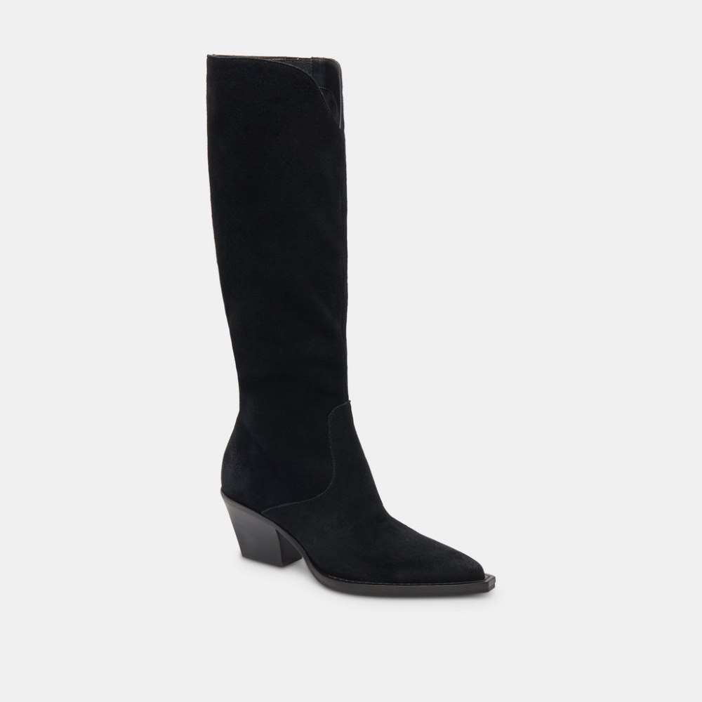 Dolce Vita Raj Boots Onyx Suede