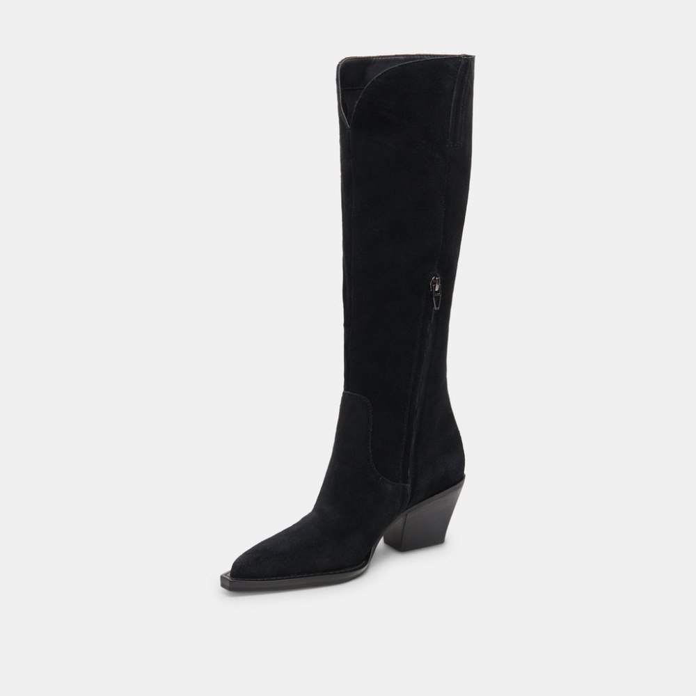Dolce Vita Raj Boots Onyx Suede