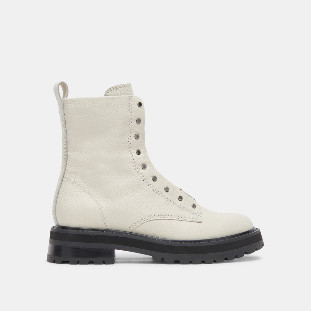 Dolce Vita Ranier Boots Off White Leather