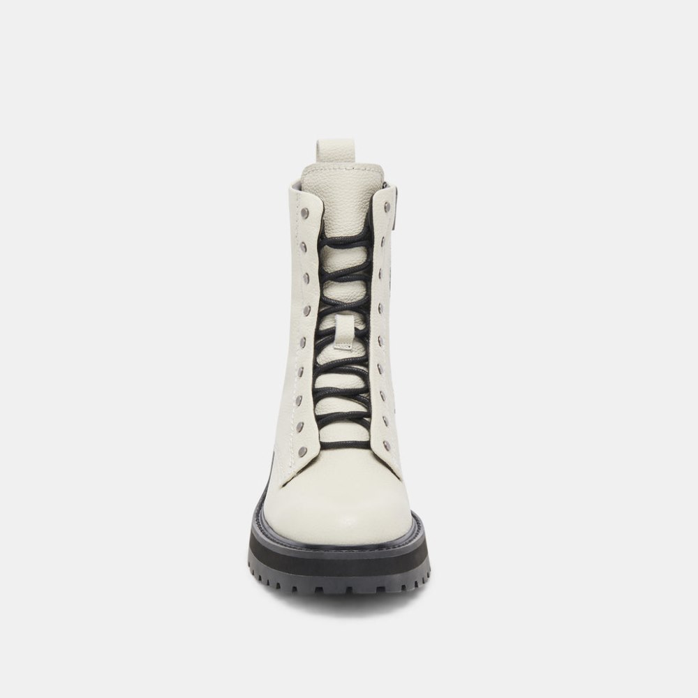 Dolce Vita Ranier Boots Off White Leather