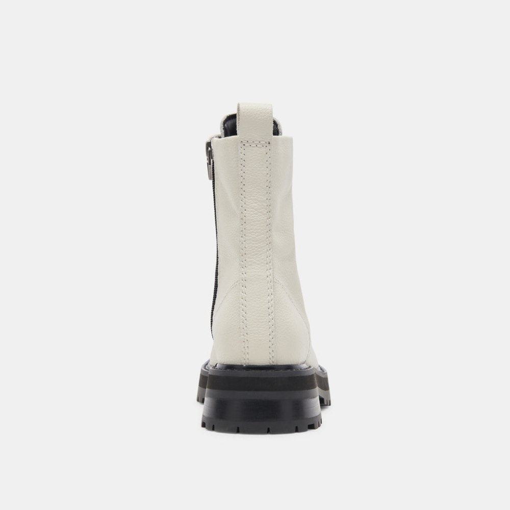 Dolce Vita Ranier Boots Off White Leather