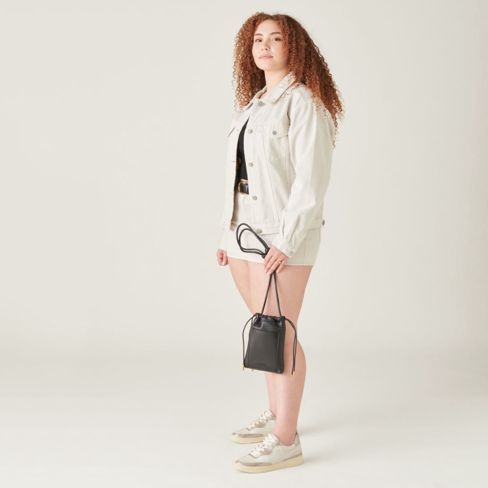 Dolce Vita Adella Sneakers White Gold Leather