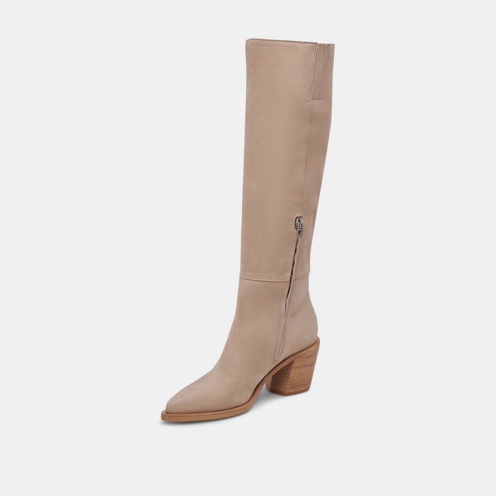 Dolce Vita Kristy Boots Taupe Leather