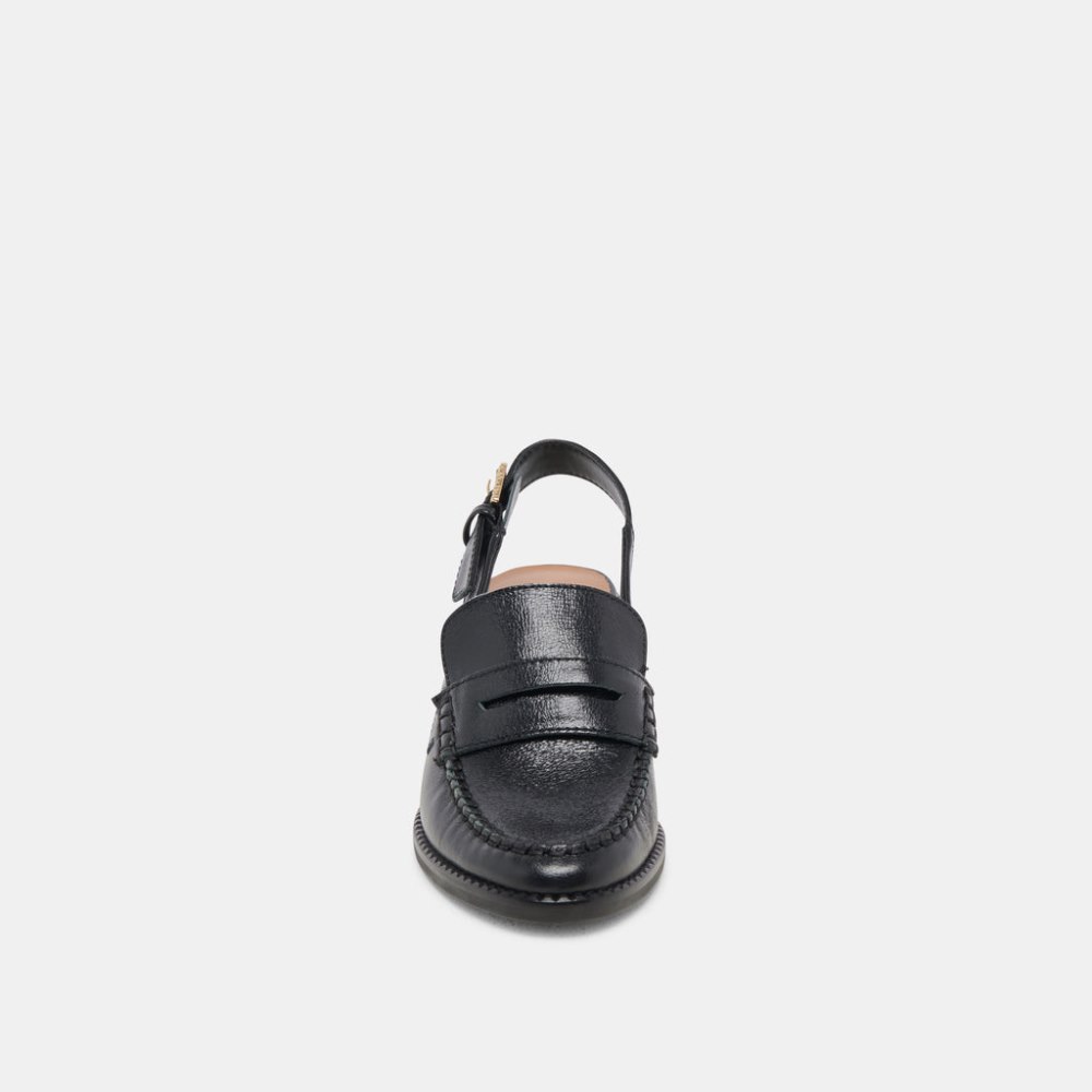 Dolce Vita Hardi Heels Midnight Crinkle Patent