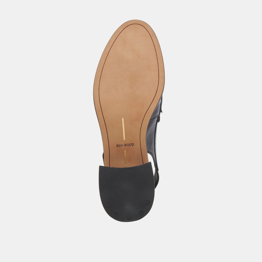 Dolce Vita Hardi Heels Midnight Crinkle Patent