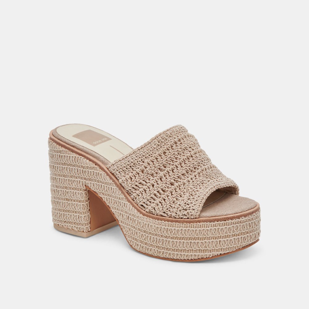 Dolce Vita Ladin Heels Dove Woven