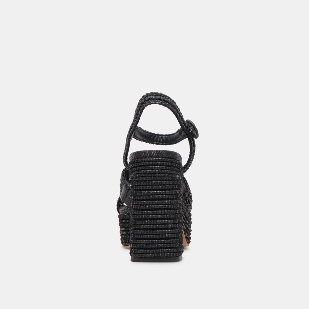Dolce Vita Lacye Heels Onyx Woven