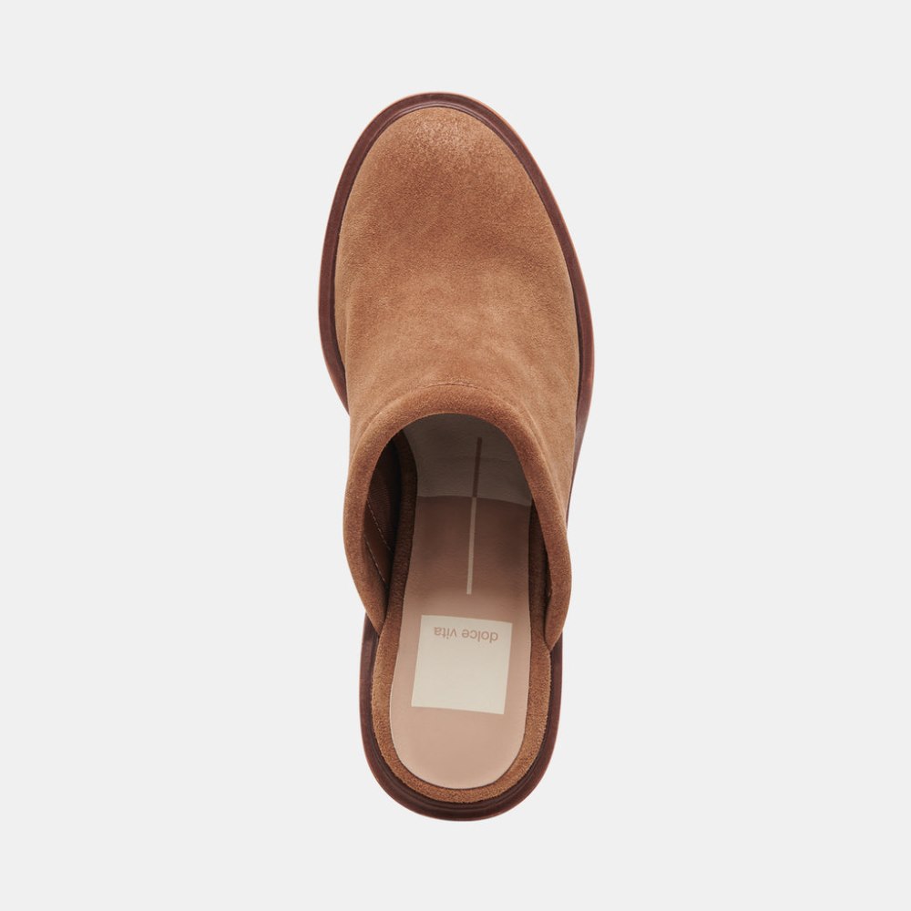 Dolce Vita Castel Heels Chestnut Suede